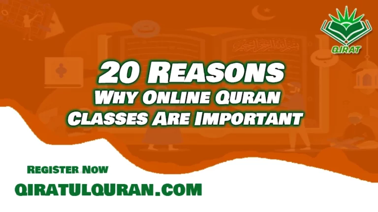 20 Reasons Why Online Quran Sessions Are Important