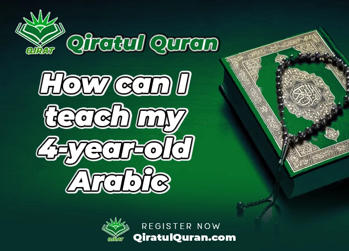 How can I teach my 4-year-old Arabic